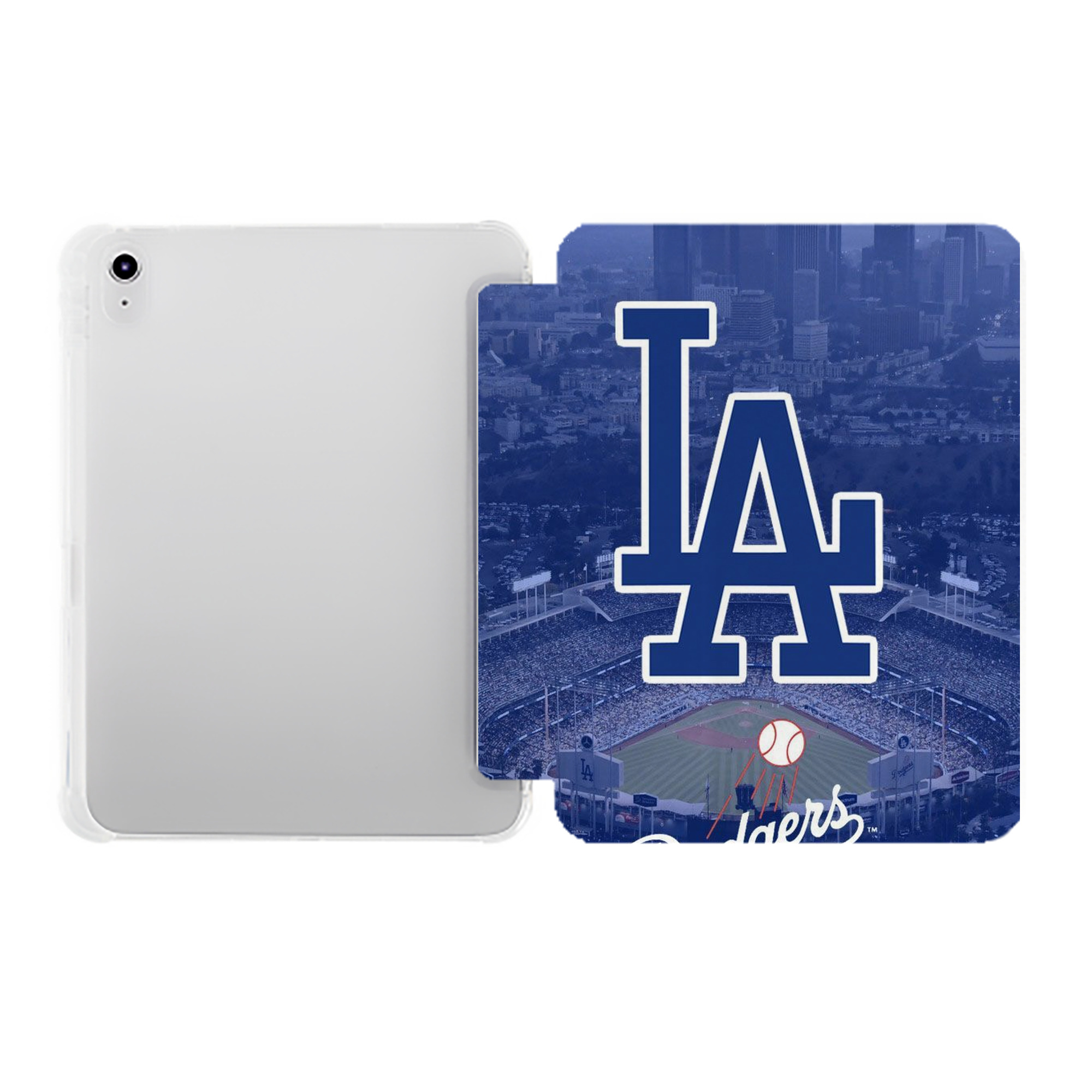  Premium Tri-Fold PU Leather & Silicone IPad Case With Pencil Slot – Fits 9.5,10.5,10.9 – Adjustable Stand, Slim, Protective